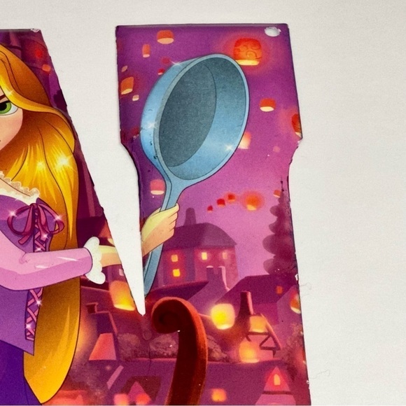 Disney Rapunzel Metal 10”x 5” Letter N Open Road Brands Hobby Lobby Wall Decor - Picture 3 of 5
